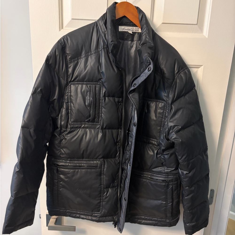 Kenneth Cole New York Men's Black Puffer Jacket